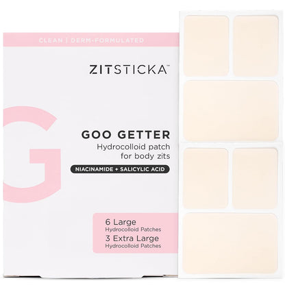 ZitSticka Large Pimple Patches for Face and Body, 9 Count