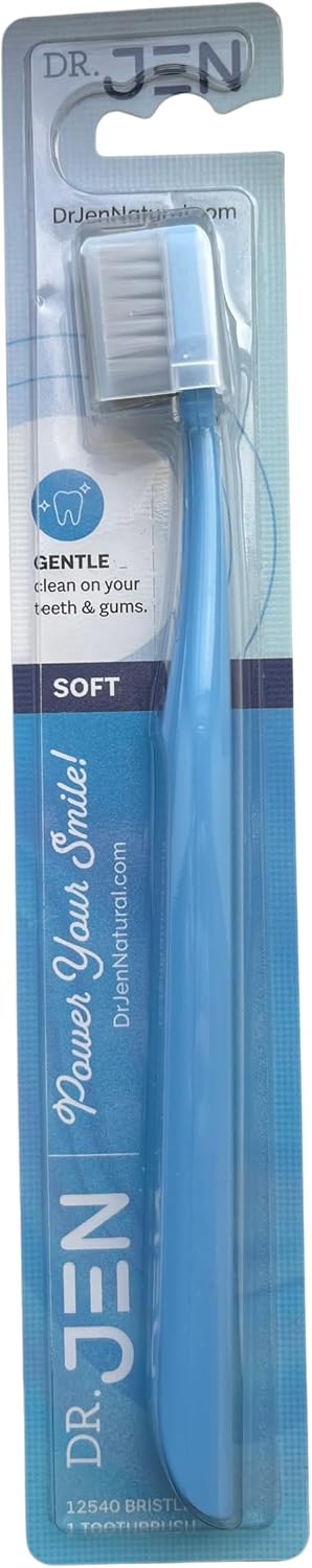 Dr. Jen Premium Toothbrush, Gentle on Teeth and Gums