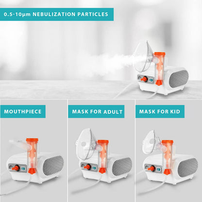 MAYLUCK Portable Compressor Nebulizer, Nebulizer Machine with 1 Set