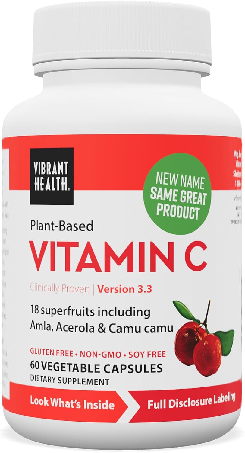 Vibrant Health Super Natural C, 120 Mg/1600 Orac, Capsules, 60-Count