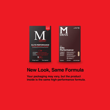 Mdrive Elite Multi - Natural Energy, Strength, Stress Relief, Lean Muscle, Immune Health Support from Zinc, Selenium, Manganese & Vitamin D, Enzymes for Digestive Support