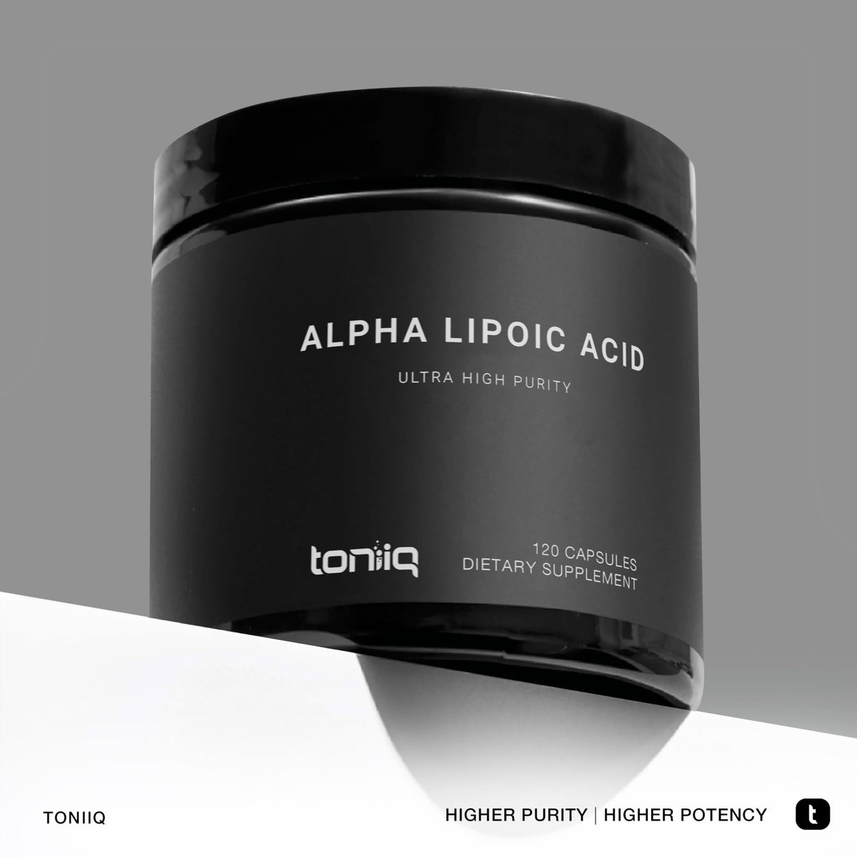 Toniiq 1000mg Ultra High Strength Alpha Lipoic Acid Capsules - Highly Purified 99%+ USP
