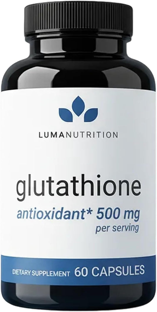 Luma Nutrition Premium Glutathione Supplement - 500mg - 60 Capsules