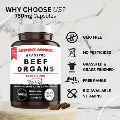 Ancient Origins Beef Organs and Bone Marrow Combo Pack