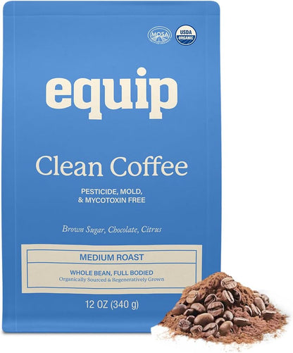 Equip Foods Prime Protein Powder Chocolate & Gold Standard Clean Coffee
