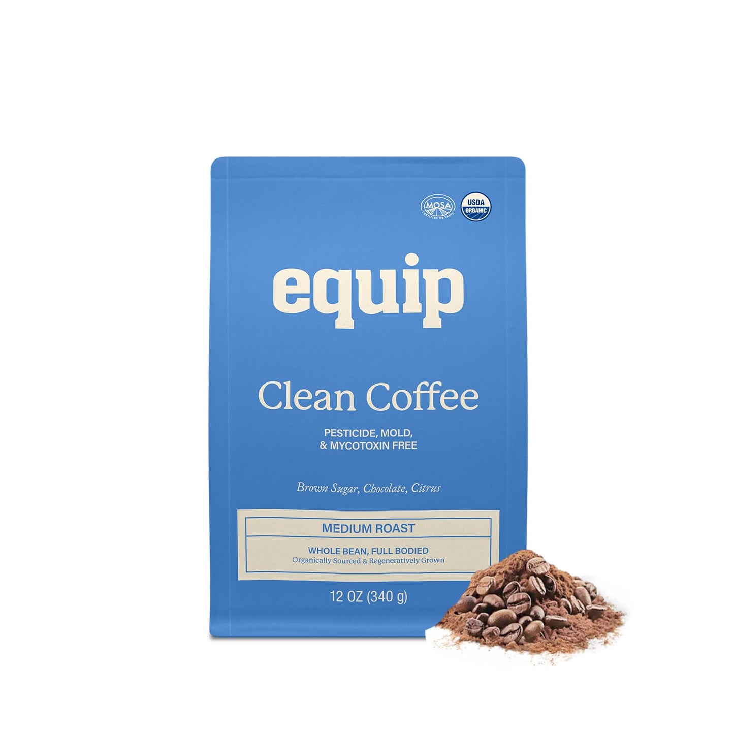 Equip Foods Clean Coffee & Grass Fed Collagen Powder Unflavored