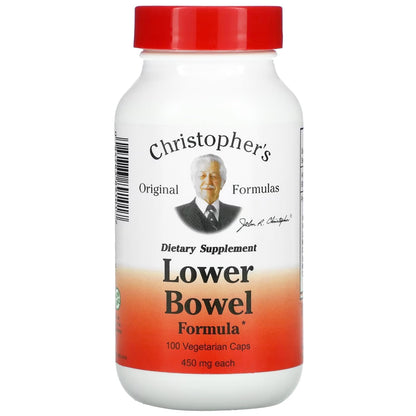 Dr. Christopher's Lower Bowel Cleanse Formula Capsules - Herbal Laxative Colon 