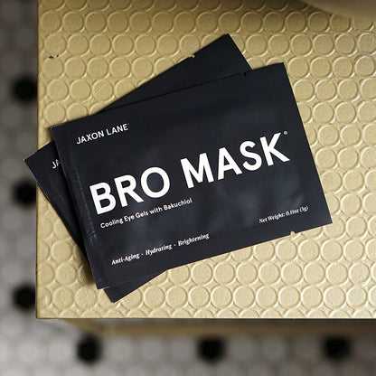 BRO MASK Under Eye Gel Pads: Cooling Eye Patches for Dark Circles and Puffiness