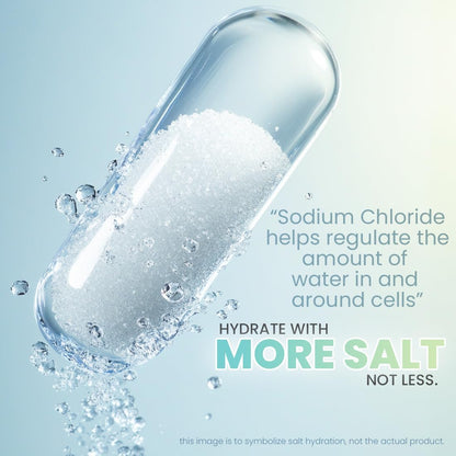 Electrolyte Capsules with 1000mg Sodium, Potassium & Magnesium, 90 Count | Formulated with chloride mineral salts and glycinate. Zero sugar, no mixing, convenient capsules, 30 servings
