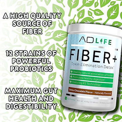 Project AD Fiber+ Fiber Supplement - Supports Gut Health and Digestive Regularity