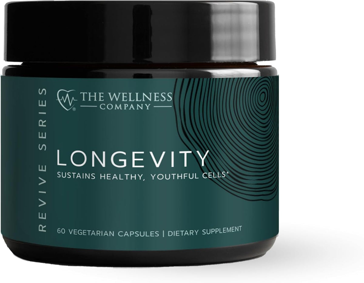 LONGEVITY — NR & Glutathione for Cellular Function, Energy & Vitality, 60ct