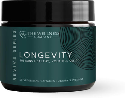 LONGEVITY — NR & Glutathione for Cellular Function, Energy & Vitality, 60ct