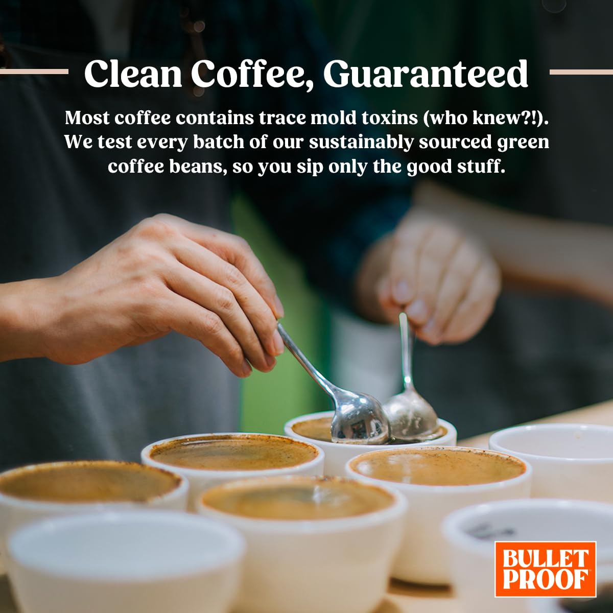 Bulletproof Original Medium Roast Whole Bean Coffee, 12 Ounces, Clean Coffee Tested for Toxins