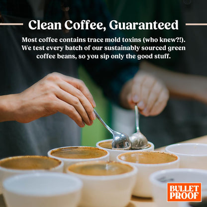 Bulletproof Original Medium Roast Whole Bean Coffee, 12 Ounces, Clean Coffee Tested for Toxins