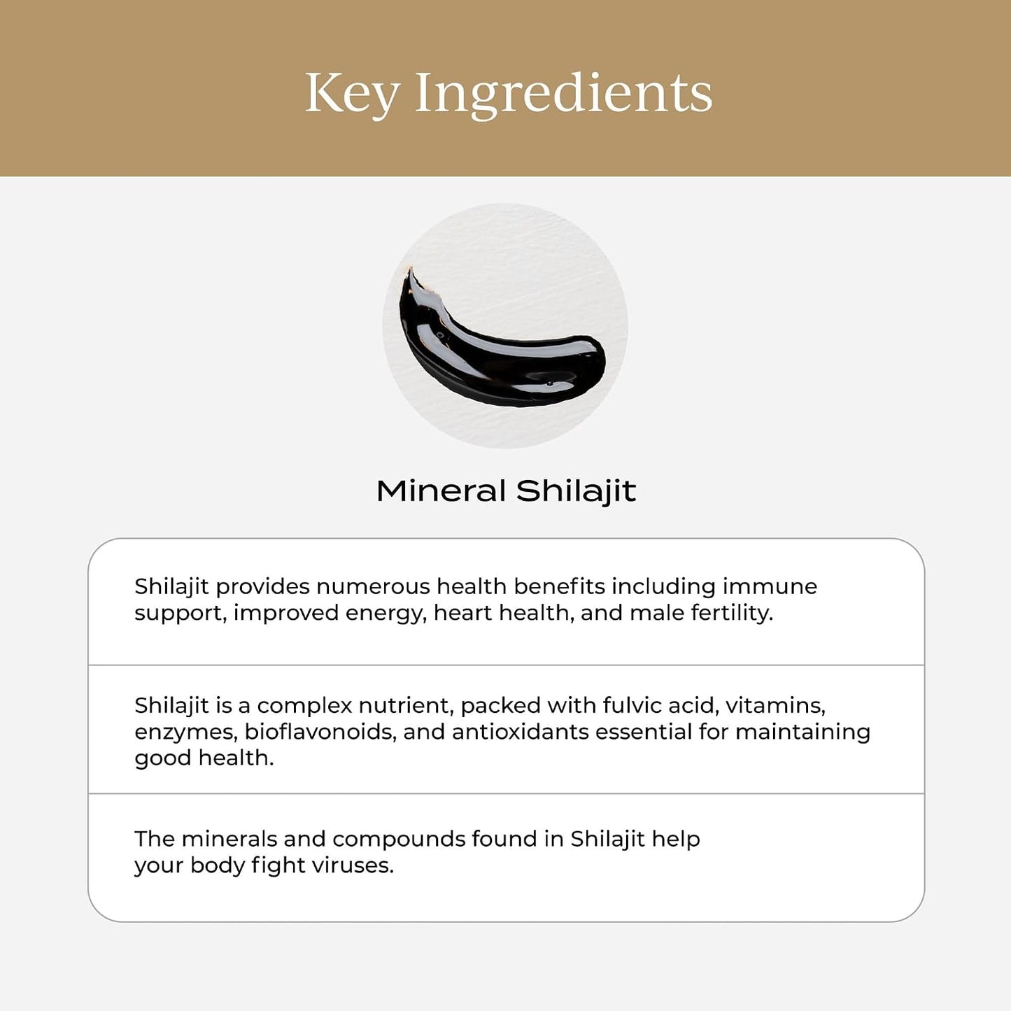 CYMBIOTIKA Pure Shilajit Resin, 84+ Minerals for Energy & Focus | Himalayan Black Gold resin with fulvic acid, gold & 84+ trace minerals for energy, focus & immune support. 15g jar.
