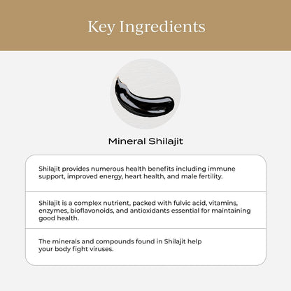 CYMBIOTIKA Pure Shilajit Resin, 84+ Minerals for Energy & Focus | Himalayan Black Gold resin with fulvic acid, gold & 84+ trace minerals for energy, focus & immune support. 15g jar.