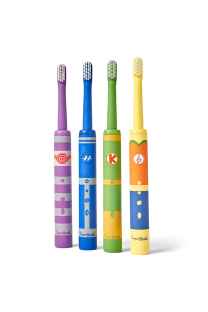 SuperMouth Sidekick Sonic Toothbrush, Rechargeable, Kids 6+, Tooth Keri