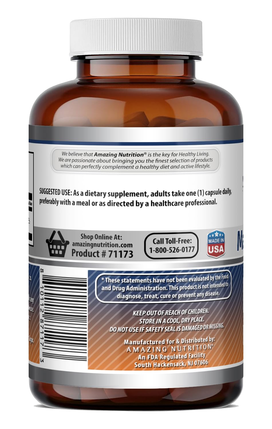 Amazing Formulas Magnesium Oxide Supplement | 500 Mg per Serving | 90 Capsules | Non-GMO | Gluten-Free | Made in USA