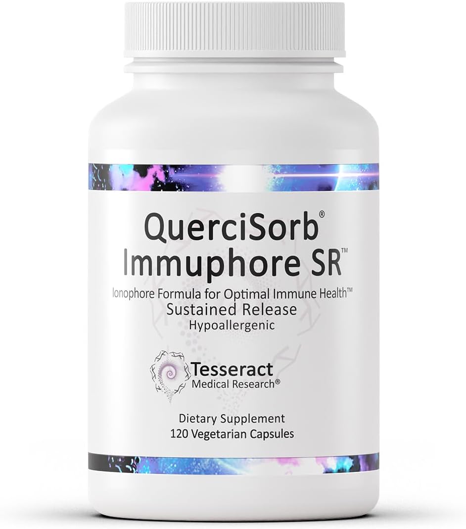 QuerciSorb Immuphore SR Quercetin, Immune Support Supplement, Sustained Release, Vitamin C, Vitamin D3 & Zinc, Supports Immune Function and Overall Health, Hypoallergenic, 400mg, 120 Vegi Caps