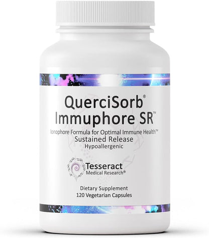 QuerciSorb Immuphore SR Quercetin, Immune Support Supplement, Sustained Release, Vitamin C, Vitamin D3 & Zinc, Supports Immune Function and Overall Health, Hypoallergenic, 400mg, 120 Vegi Caps