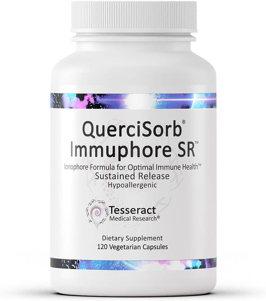 QuerciSorb Immuphore SR Quercetin, Immune Support Supplement, Sustained Release, Vitamin C, Vitamin D3 & Zinc, Supports Immune Function and Overall Health, Hypoallergenic, 400mg, 120 Vegi Caps