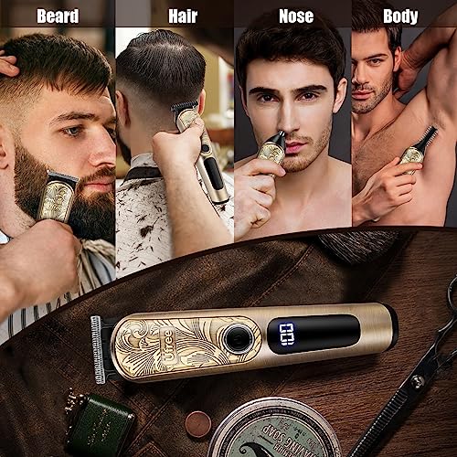 Ufree Beard Trimmer for Men with Charging Stand, IPX7 Waterproof Electric Razor Shavers