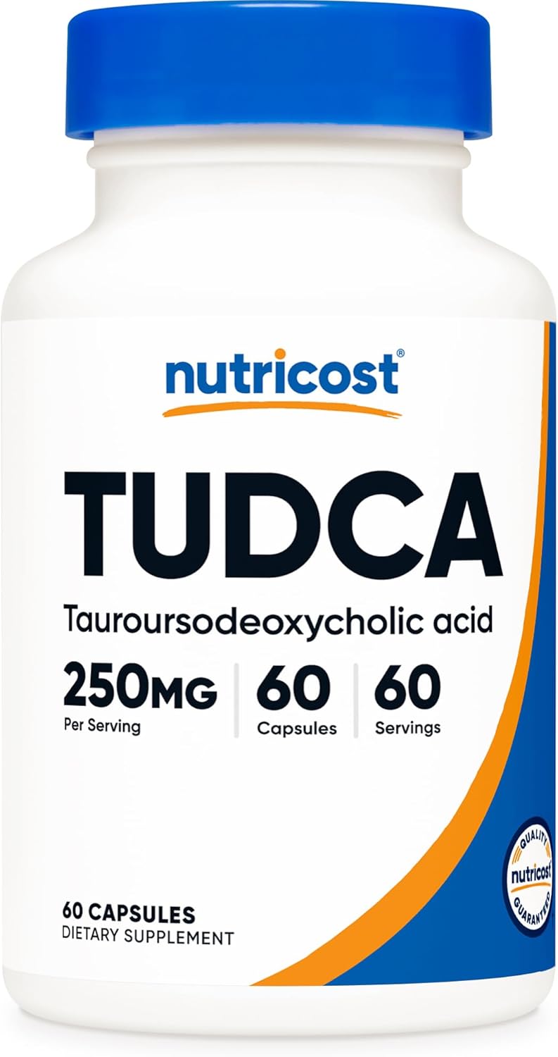 Nutricost Tudca 250mg, 60 Capsules (Tauroursodeoxycholic Acid) - Premium Quality