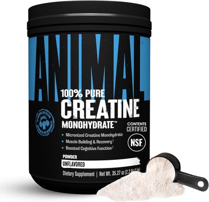 Animal Creatine Monoydrate Powder for Men & Women | Unflavored 300g
