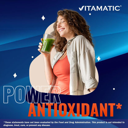 Vitamatic Alpha Lipoic Acid 600 mg Per Serving, 240 Veg Capsules | Support Antioxidant Activity*, Cellular Energy and Glucose Metabolism*, Non-GMO, Gluten Free, Made in USA