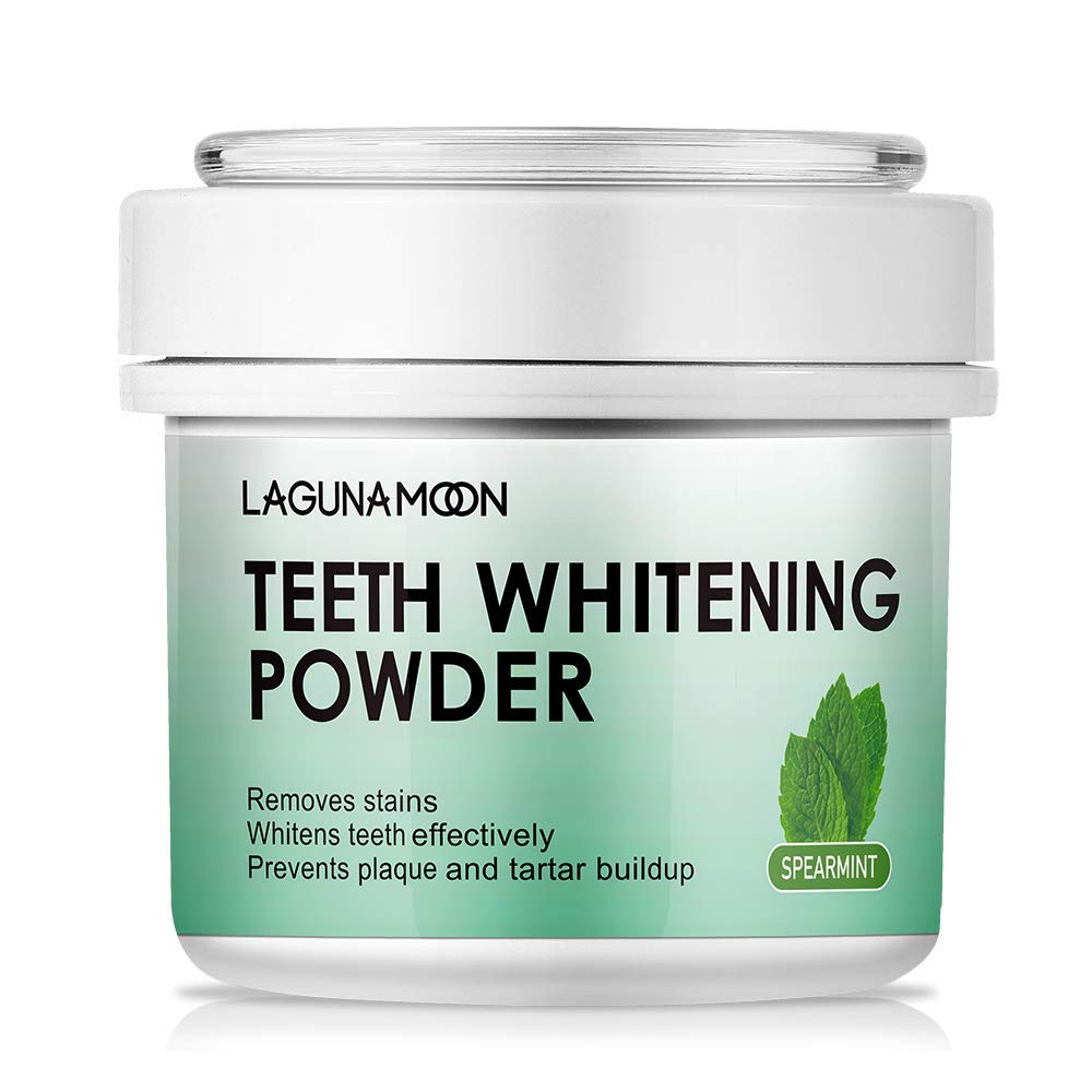 Teeth Whitening Powder, 50g Bright Pearl Spearmint Flavor - Natural Teeth Whitening