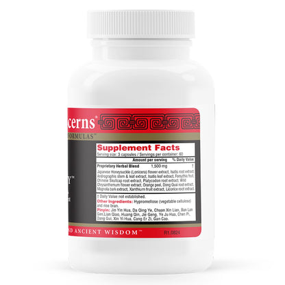 Health Concerns Cold Away - Immune Support Supplement - Chinese Medicine Capsules for Immunity & Cold Prevention - Dong Quai, Chinese Skullcap & Andrographis - Cold Remedy for Adults - 90 Capsules