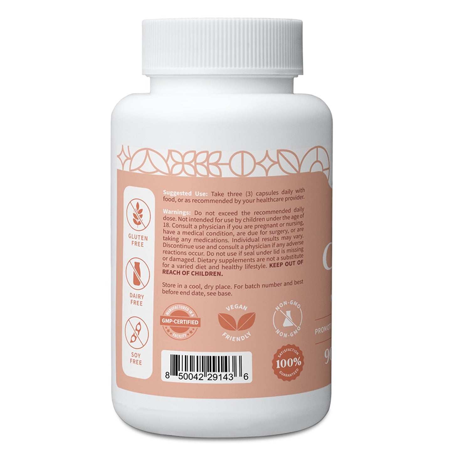 Pattern Wellness Fibro Complex – Advanced Formula with BioPerine® for Nutrient Absorption – Supports Muscle, Joint & Mobility Health – 90 Vegan Capsules