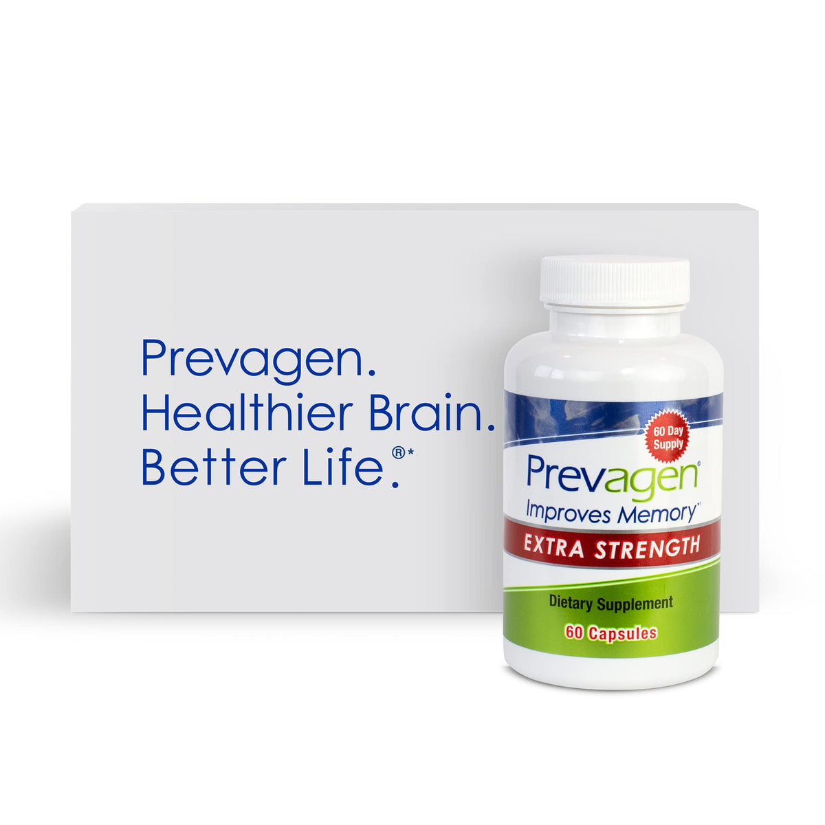 Prevagen Improves Memory - Extra Strength 20mg, 60 Capsules |1 Pack