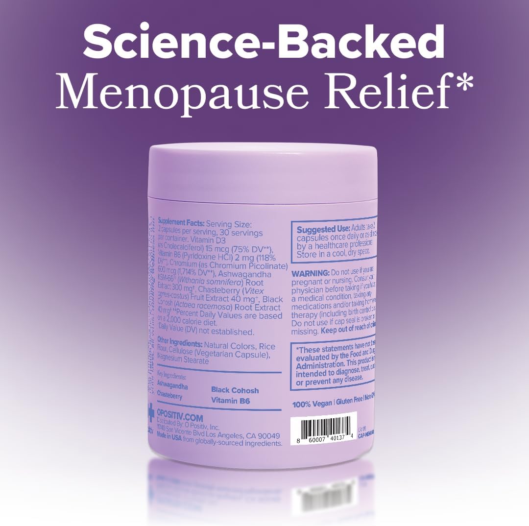 MENO Menopause – Relieve Hot Flashes & Night Sweats – 60-Day Supply