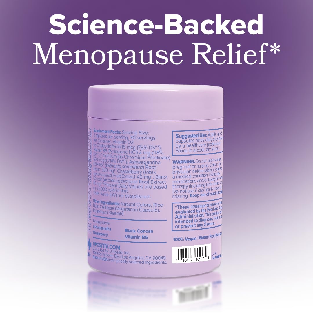 MENO Menopause – Relieve Hot Flashes & Night Sweats – 60-Day Supply
