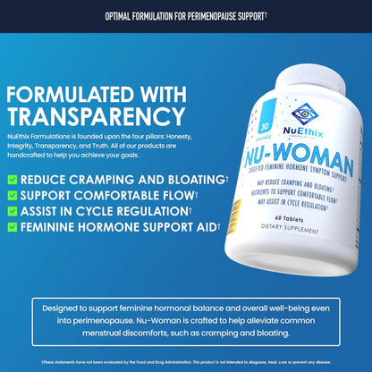 NuEthix Formulations Chasteberry Double Strength 50mg, May Help Balance Estrogen Dominance and May Help Support Menstrual Cycle, 60 Servings