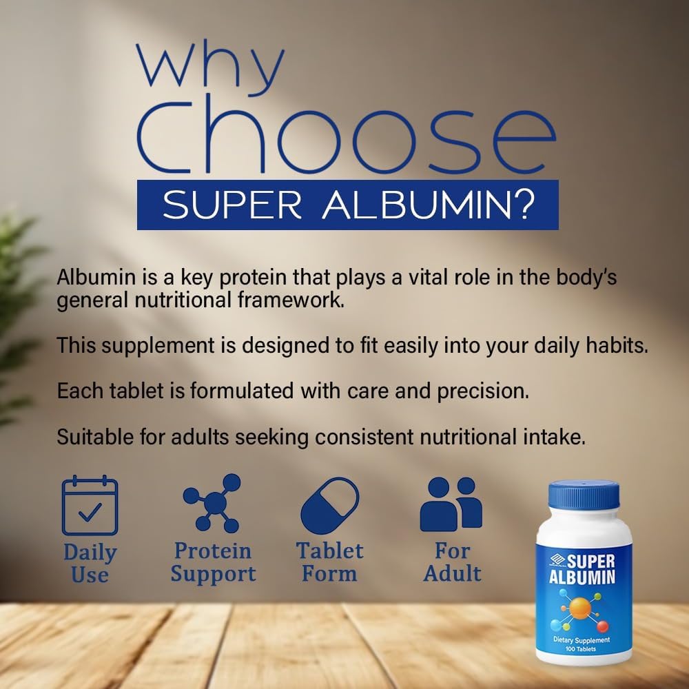 Nu-Health Super Albumin Hydrolyzed Protein Amino Acids, 100 Tabs Pack of 2