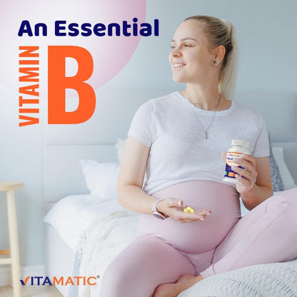 Vitamatic Folic Acid 1000 mcg (1 mg), 240 Vegetarian Tablets | Vitamin B9 | 1667 mcg DFE Folate, Support Healthy Cell Growth*, Red Blood Cell Formation*, Gluten Free, Non-GMO, Made in USA