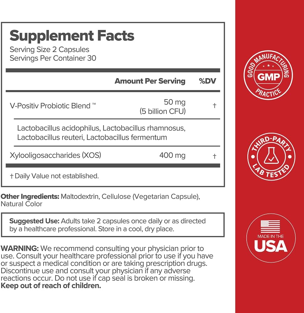 URO Vaginal Probiotics for Odor, Flora & pH Balance – 30-Day Supply