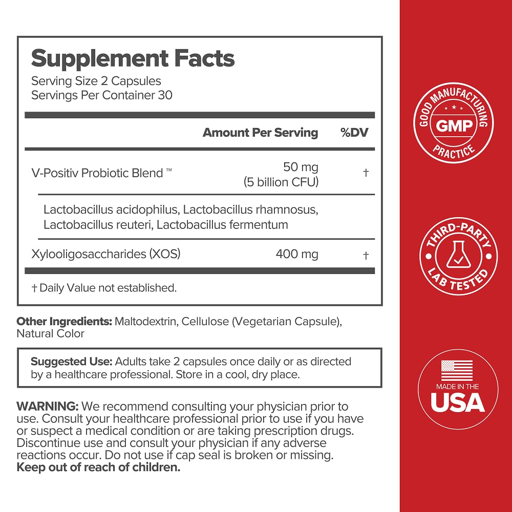 URO Vaginal Probiotics for Odor, Flora & pH Balance – 30-Day Supply