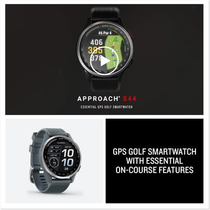 Garmin Approach® S44, Golf GPS Smartwatch, 43mm, Black
