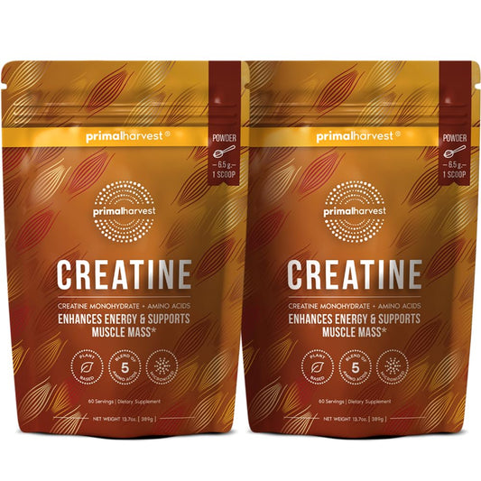 Primal Harvest Creatine - Daily Powdered Supplement, Gluten, Dairy & Soy Free