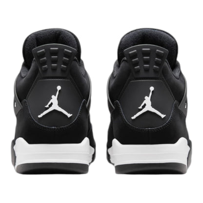 Nike Air Jordan Mens Air 4 Retro Black/White-Black FQ8138-001 Size 13