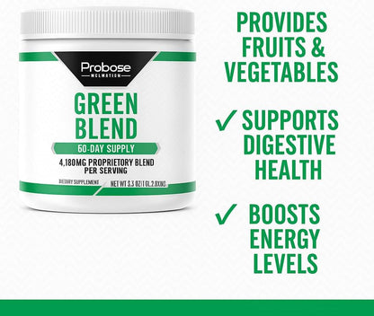 Probase Nutrition Greens Blend Powder 151 Grams