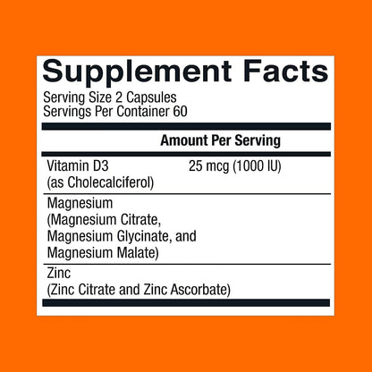 Live Conscious OmegaWell Fish Oil & MagWell Magnesium Zinc & Vitamin D3 | Bone & Heart Health, Immune System Support + Heart, Brain & Joint Support
