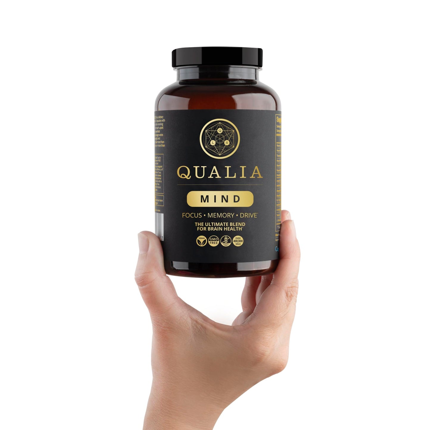 Qualia Mind | The Ultimate Blend for Brain Health* | Doctor-Formulated Nootropic to Fuel Focus & Concentration* | Supports Long Term Brain Health| Maintain Drive & Productivity