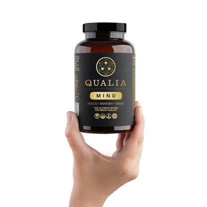 Qualia Mind | The Ultimate Blend for Brain Health* | Doctor-Formulated Nootropic to Fuel Focus & Concentration* | Supports Long Term Brain Health| Maintain Drive & Productivity