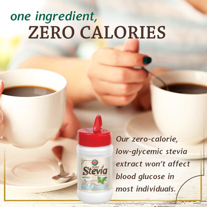 KAL Sure Stevia Extract Powder, Low Carb, Plant Based Stevia Sweetener, Great Taste, Zero Calories, Zero Sugar, Low Glycemic & Perfect for a Keto Diet, 60-Day Guarantee, Approx. 1820 Servings, 3.5oz