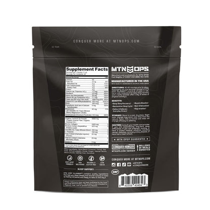 MTN OPS Slumber Sleep Support Powder, Sleepy Cocoa