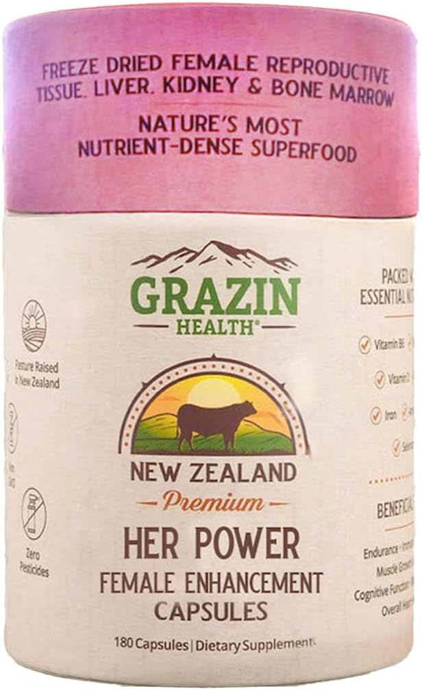 Women’s Wellness Bundle | Organ Capsules + Collagen Capsules | Whole-Food Female Organ Support & Hydrolyzed Collagen from New Zealand Sources | Clean Daily Wellness Routine